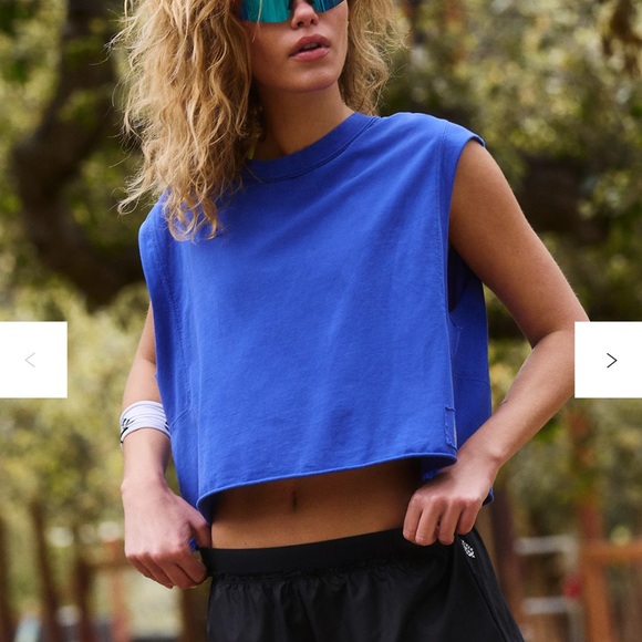 FP Movement Inspire Muscle Tank In Electric Shock Size Small NWOT - Picture 2 of 8